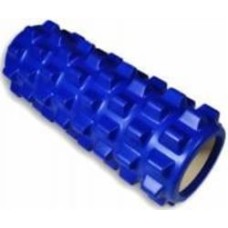 Ролик массажный EasyFit EVA Spikes синий 33 см