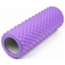 Ролик массажный EasyFit Grid Roller Light фиолетовый 33 см