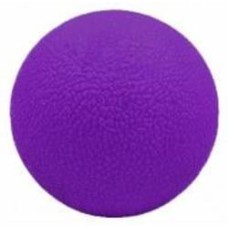 Массажный мяч EasyFit одинарный TPR фиолетовый 6 см