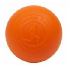 Массажный мяч EasyFit одинарный каучуковый 6,5 см оранжевый