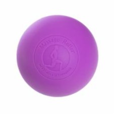 Массажный мяч EasyFit одинарный каучуковый 6,5 см Фиолетовый