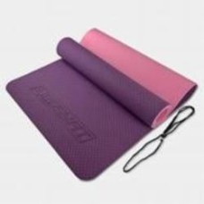 Коврик для йоги EasyFit TPE+TC двухслойный 6 мм Фиолетовый/Розовый фиолетовый/розовый