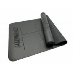 Коврик для йоги и фитнеса EasyFit 184х68х0,5 см каучук 5 мм черный