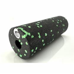 Ролик массажный EasyFit EPP черный-зеленый 15х5 см