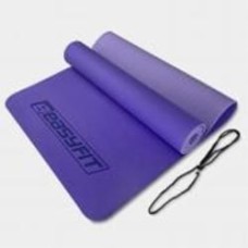 Коврик для йоги EasyFit TPE+TC двухслойный 6 мм Сиреневый/Светло-сиреневый