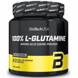 Глютамин BioTechUSA 100% L-Glutamine без вкуса 500 г