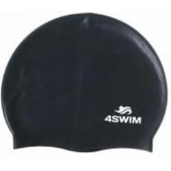 Шапочка для плавания 4SWIM 4-01004-black one size черный