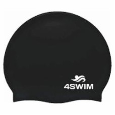 Шапочка для плавания 4SWIM 4-01005-black one size черный