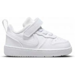 Кроссовки детские демисезонные Nike COURT BOROUGH LOW RECRAFT DV5458-106 р.21 белые