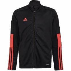 Джемпер Adidas Tiro FullZip HF0296 р.164 черный