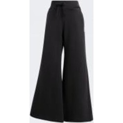 Брюки Adidas Lounge Fleece Wide Joggers HZ4388 р. L черный