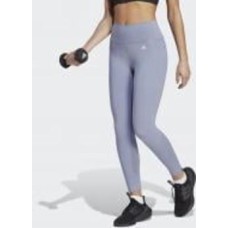 Брюки Adidas Optime Stash Pocket High-Waisted 7/8 HR5442 р. L фиолетовый