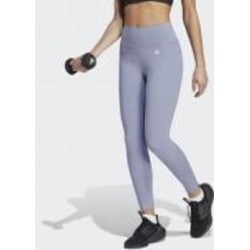 Брюки Adidas Optime Stash Pocket High-Waisted 7/8 HR5442 р. L фиолетовый