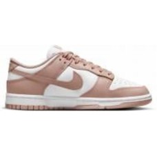 Кроссовки женские демисезонные DUNK LOW DD1503-118 р.37,5 бело-розовые