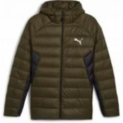 Пуховик мужской зимний Puma PACKLITE HOODED DOWN JACKET 84935570 р.L хаки