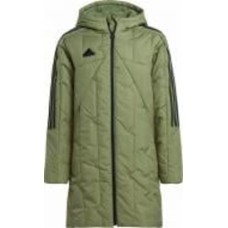 Куртка-парка для мальчиков зимняя Adidas J TIRO COAT IW0547 р.164 хаки