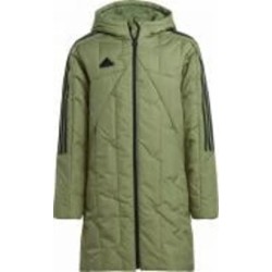Куртка-парка для мальчиков зимняя Adidas J TIRO COAT IW0547 р.164 хаки
