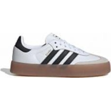 Кроссовки женские демисезонные Adidas SAMBAE W JI1349 р.39 1/3 белые с черным