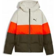 Куртка для мальчиков зимняя Puma POLY HOODED PUFFER JACKET 62650270 р.128 разноцветная