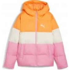 Куртка для девочек зимняя Puma POLY HOODED PUFFER JACKET 62650248 р.152 разноцветная