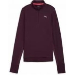 Джемпер Puma RUN FAVORITE 1/4 ZIP W 52317044 р.M бордовый