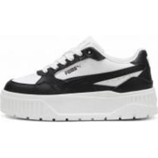 Кроссовки для девочек демисезонные Puma KARMEN II IDOL JR 39887602 р.36 белые с черным