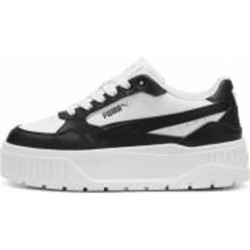 Кроссовки для девочек демисезонные Puma KARMEN II IDOL JR 39887602 р.36 белые с черным