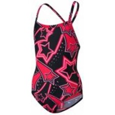Купальник Speedo Allover 8-10839F374 р.152 розовый с черным