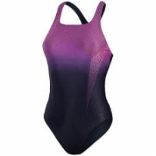 Купальник Speedo Placement Medalist 8-12199G701 р.L темно-синий с розовым