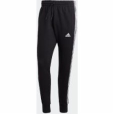 Брюки Adidas Essentials French Terry Tapered Cuff 3-Stripes HA4337 р. S черный