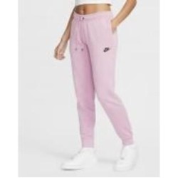 Брюки Nike NSESSNTL PANT REG FLC MR DX2320-522 р. XS розовый