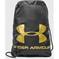 Сумка-мешок Under Armour Ozsee Sackpack 1240539-010 16 л черный с золотым