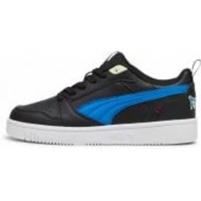 Кроссовки для мальчиков демисезонные Puma REBOUND V6 LO MID 90SJR 39794102 р.39 черные