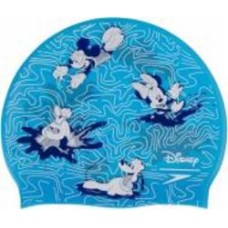 Шапочка для плавания Speedo MICKEY MOUSE SLOGAN CAP JUNIOR 8-08386D678 one size голубой
