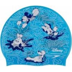 Шапочка для плавания Speedo MICKEY MOUSE SLOGAN CAP JUNIOR 8-08386D678 one size голубой