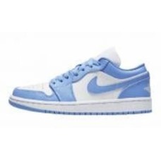Кроссовки жіночі демісезонні Jordan AIR 1 LOW AO9944-441 р.39 белые с голубым