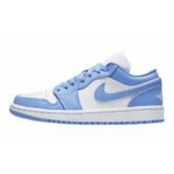 Кроссовки жіночі демісезонні Jordan AIR 1 LOW AO9944-441 р.39 белые с голубым