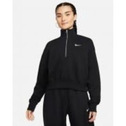 Джемпер Nike W NSW PHNX FLC QZ CROP DQ5767-010 р.M черный