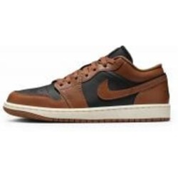 Кроссовки жіночі демісезонні Jordan AIR JORDAN 1 LOW DC0774-021 р.40 черные с коричневым