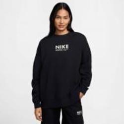 Свитшот Nike W NSW FLC OS CREW GLS HM4318-010 р.S черный Свитшот Nike W NSW FLC OS CREW GLS HM4318-010 р.S черный