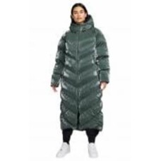 Пуховик жіночий зимовий Nike W NSW TF OS SHN SNFL WNPFR PKA FV7827-338 р.XS зеленый