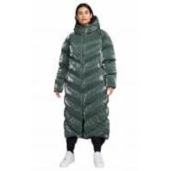 Пуховик жіночий зимовий Nike W NSW TF OS SHN SNFL WNPFR PKA FV7827-338 р.XS зеленый