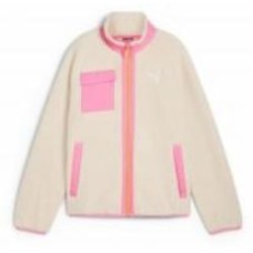 Куртка для дівчаток демісезонна Puma HYBRID SHERPA JACKET 62650487 р.152 бежевая