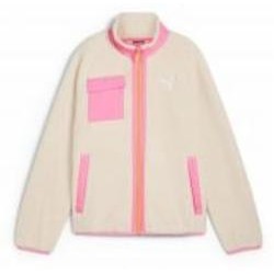Куртка для дівчаток демісезонна Puma HYBRID SHERPA JACKET 62650487 р.152 бежевая