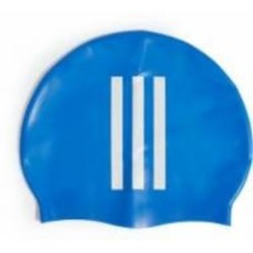 Шапочка для плавания Adidas 3-Stripes Kids IA8304 one size синий