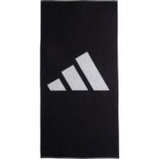 Полотенце Performance L 70x140 см черный с белым Adidas