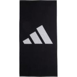 Полотенце Performance L 70x140 см черный с белым Adidas