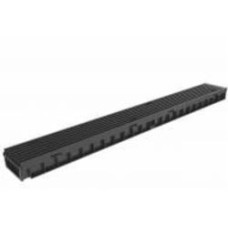 Лоток Gidrolica пластиковый Light DN95 H55 с решеткой пластиковой A15 08097