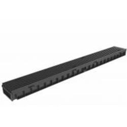 Лоток Gidrolica пластиковый Light DN95 H55 с решеткой пластиковой A15 08097