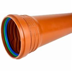 Труба канализационная ПВХ Esterno 110x2000x3,2 мм SN8 ASG